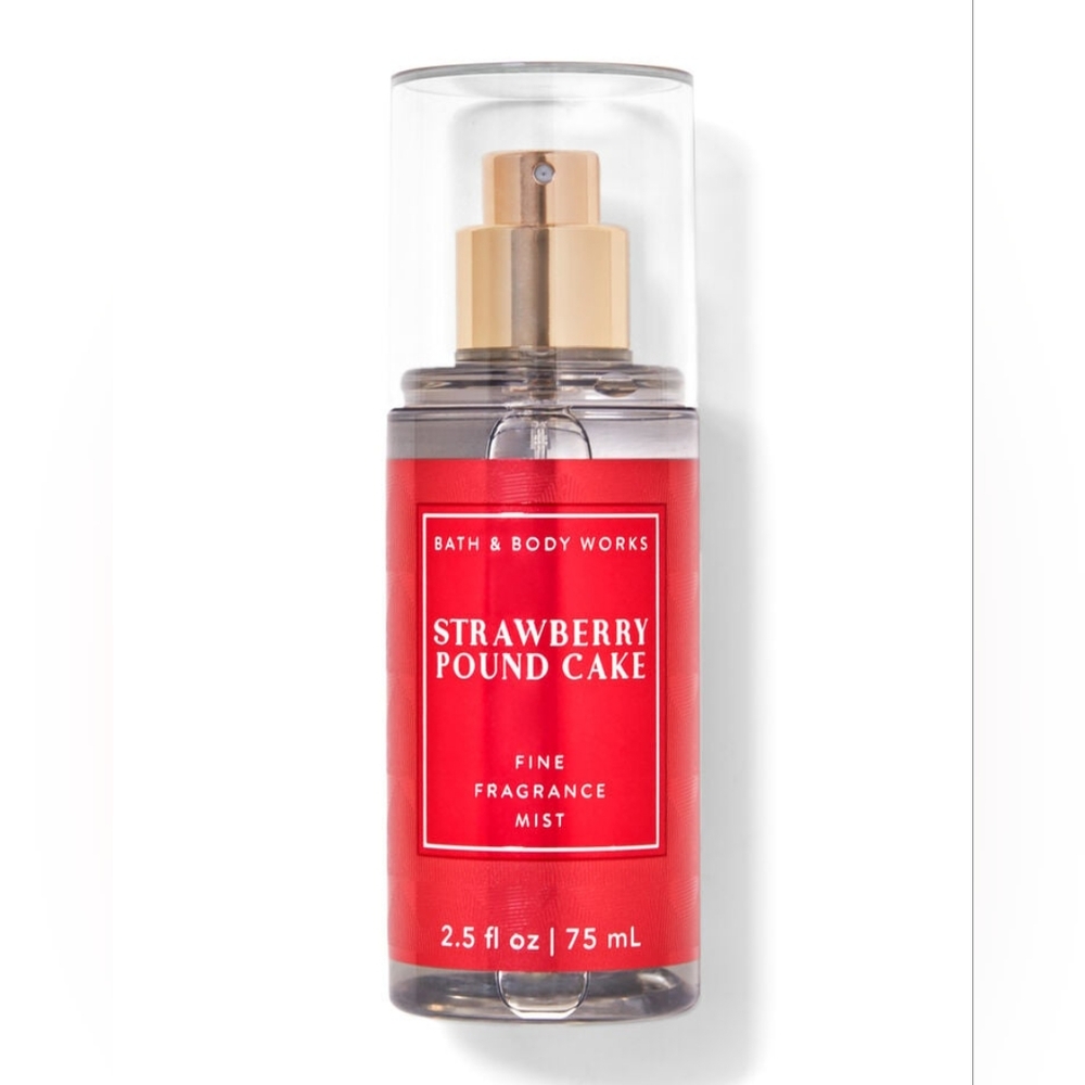 Bath & Body strawberry 🍓 pound 🎂 fragrance Travel size